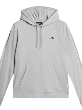 J. Lindeberg Roland Hoodie Gray XXL NWT Lightweight Logo Pullover